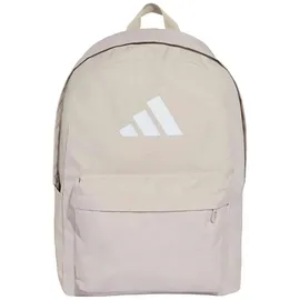 adidas Classic 3 Bar Logo Rucksack Wonder Alumina/White