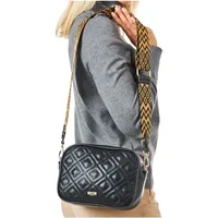 Umhängetasche »Mulbery«, Handtasche Damen, Gr. B/H/T: 21 cm x 16 cm x 7 cm, schwarz, , 94643106-0