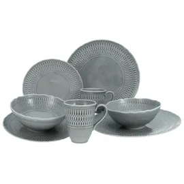 CreaTable Sofia Kombiservice 8-tlg. grau
