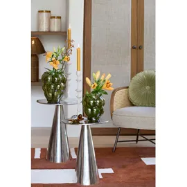 Light & Living Beistelltisch, Grau, Metall, Rund, 35x45x35 cm, CE, Wohnzimmer, Wohnzimmertische, Beistelltische