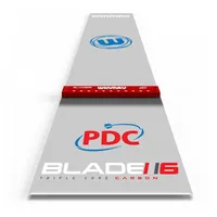 WINMAU Clearzone PVC Dart Mat mit integrierten Oche