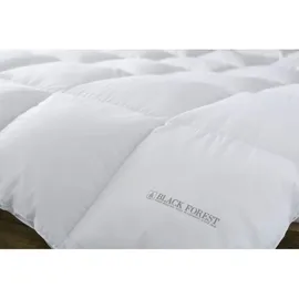 OBB Oberbadische Bettfedernfabrik OBB Black Forest Gänsedaunen-Duodecke körpergerechte Steppung Winterdecke Ava warm Größe 155x220 cm