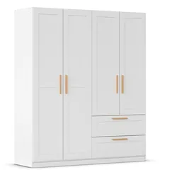 rauch Drehtürenschrank »Quadra-Spin Country« - 181x54x210cm - braun - Holz