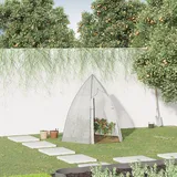 Outsunny Mini Gewächshaus Überwinterungszelt mit Rolltür 160x140x180cm für Garten Balkon Winterschutz Weiß Aosom.de