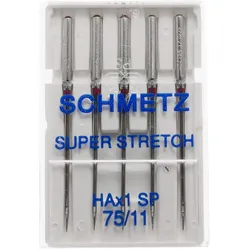 Schmetz Super Stretch-Nadeln 5er Packung Stärke 75