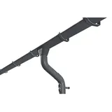 SKANHOLZ Regenrinne für Pavillon Orleans 2 10 cm Grau