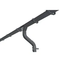 SKANHOLZ Regenrinne für Pavillon Orleans 2 10 cm Grau
