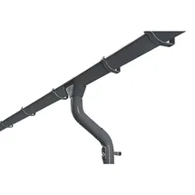 SKANHOLZ Regenrinne für Pavillon Orleans 2 10 cm Grau