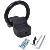 Filmer Wand- und Bodenanker 49421, für Fahrradschlösser und -ketten, schwarz