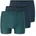 95/5 Essentials Boxershorts Dunkelblau Türkis L 2er