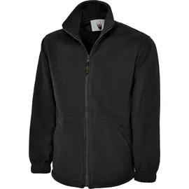 Uneek clothing Fleecejacke Schwarz 5XL