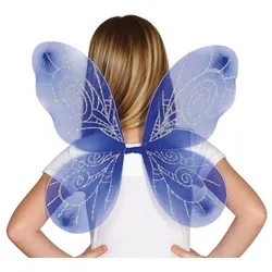 Schmetterlingsflügel in Blau 46cm x 37cm - OS