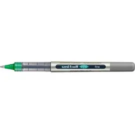 Uni-Ball eye fine UB-157E Tintenroller silber 0,4 mm, Schreibfarbe: grün,