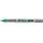 Uni-Ball eye fine UB-157E Tintenroller silber 0,4 mm, Schreibfarbe: grün,