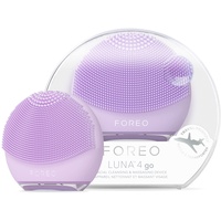 FOREO LUNA 4 go Gesichtsreinigungsbürste & straffende Massage - Premium Hautpflege - Verbessert Aufnahme von Gesichtspflegeprodukten - Einfache Hautpflege-Tools - Für alle Hauttypen - Lavender