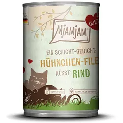 MjAMjAM - Duett 390g MjAMjAM Katze 6x390g DUETT HühnchenFilet mit Rind