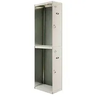 Simonrack Anbau-Spind SIMONLOCKER DIY grau 8435104936245, 2 Schließfächer 30,0 x 50,0 x 180,0 cm