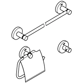 Grohe Badaccessoire-Set Silber
