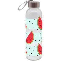 Geda Labels (INFKH) Unisex Jugend Trinkflasche Melonen 500ml Glas,
