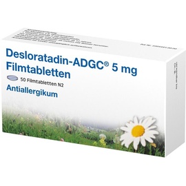 Zentiva Pharma GmbH Desloratadin ADGC 5 mg Filmtabletten
