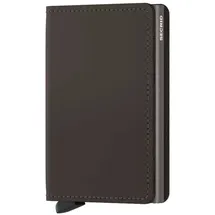 Secrid Slimwallet Matte Kartenetui truffle