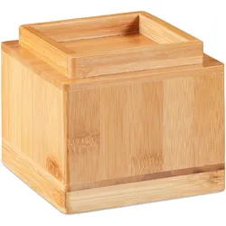 Relaxdays Möbelerhöher 4er Set, Erhöhung um 8,5 cm, für Tische, Stühle und andere Möbel, HxBxT 10x11,5x11,5 cm, natur
