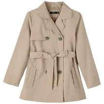 NAME IT Madelin Trenchcoat Savannah Tan 152