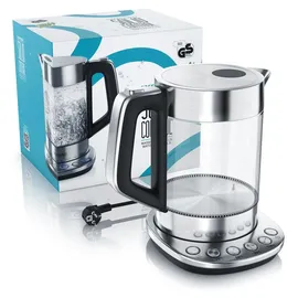 Arendo Wasserkocher 1,5 l Schwarz