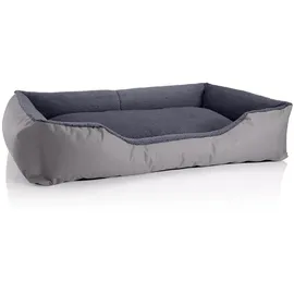 BedDog Hundebett Teddy 120 x 85 cm grau