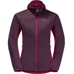 JACK WOLFSKIN Damen Funktionsjacke ALPSPITZE INS, Grapevine, XS