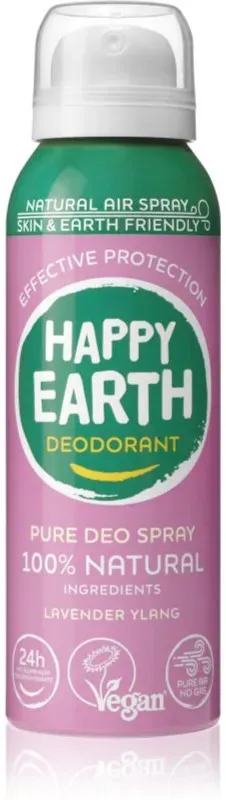 Happy Earth 100% Natural Deodorant Air Spray Lavender Ylang Deodorant Lavender & Ylang 100 ml