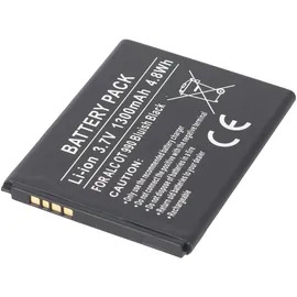 AccuCell Akku passend für ALCATEL One Touch 990 Bluish Black, CA