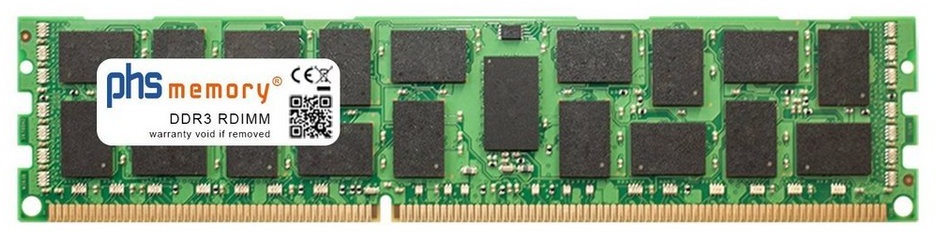 PHS-memory RAM für Apple Mac Pro Quad Core 3.2GHz Server (Mid Arbeitsspeicher 32GB - DDR3 - 1333MHz PC3-10600R - RDIMM