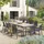 Hesperide Gartentisch 12 Plätze Aluminium 0 x 0 x 0 cm Gold/Grau/Schwarz