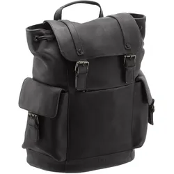 Jost Salo Beutel-Rucksack mit Laptopfach 45 cm - schwarz