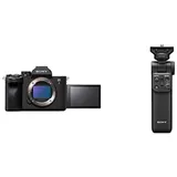 Sony Alpha 7 IV | Spiegellose Vollformatkamera für Experten (33 Megapixel, Echtzeitfokus, Burst mit 10 Bildern pro Sekunde, 4K 60p-Video, Voll-Touchscreen) + Bluetooth Handgriff