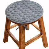 Stuhlkissen rund 40cm/45cm/50cm/30cm/25cm/35cm Sitzkissen Rund Sitzkissen Stuhl Rund für Indoor und Outdoor Polsterung Stuhlauflage(Dark Gray,Diameter 45x45cm)