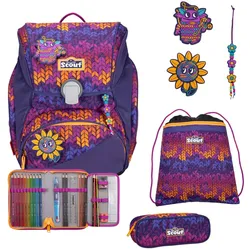 Scout Alpha Schulranzenset Superflash 4 teilig Fantasy