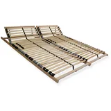 Sleepneo Lattenrost, Buche, Holz, 7-Zonen, 200x200 cm, Hergestellt in Deutschland, Blauer Engel, TÜV Süd, verstellbar, Schlafzimmer, Lattenroste