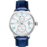 Carl von Zeyten Herren Uhr CVZ0082WHS Automatik Leder blau