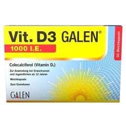Vit. D3 GALEN 1000 I.E.