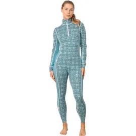 KARI TRAA Rose Half Zip Merinounterwäsche Blau L