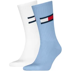 TOMMY HILFIGER Unisex Socken Flag 2er Pack