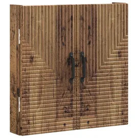 vidaXL Dartboard Schrank HAARLEM Altholz 52,5 x 10,5 x 53,5 cm