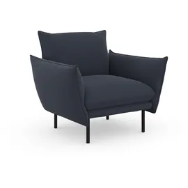 OTTO home Cocktailsessel Stine Polyester 96 x 86 x 86 cm Blau