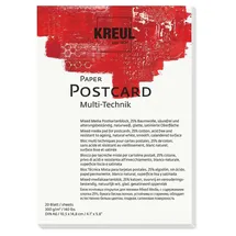 Kreul Paper Postcard DIN A6 300 g/qm 20 Blatt