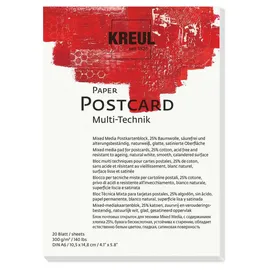 Kreul Paper Postcard DIN A6 300 g/qm 20 Blatt