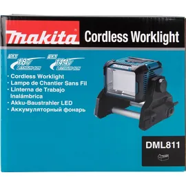 Makita Baustrahler Metall 14,4V-18V schwarz/blau ohne Akku