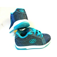 Heelys Split Glitter Pewter / blue Schuh mit Rollen Heelies Sneakers Gr. 39