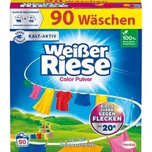 Weißer Riese Colorwaschmittel Pulver 90 WL